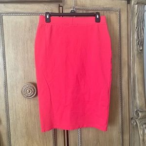 Iris Los Angeles Orange pencil skirt Large